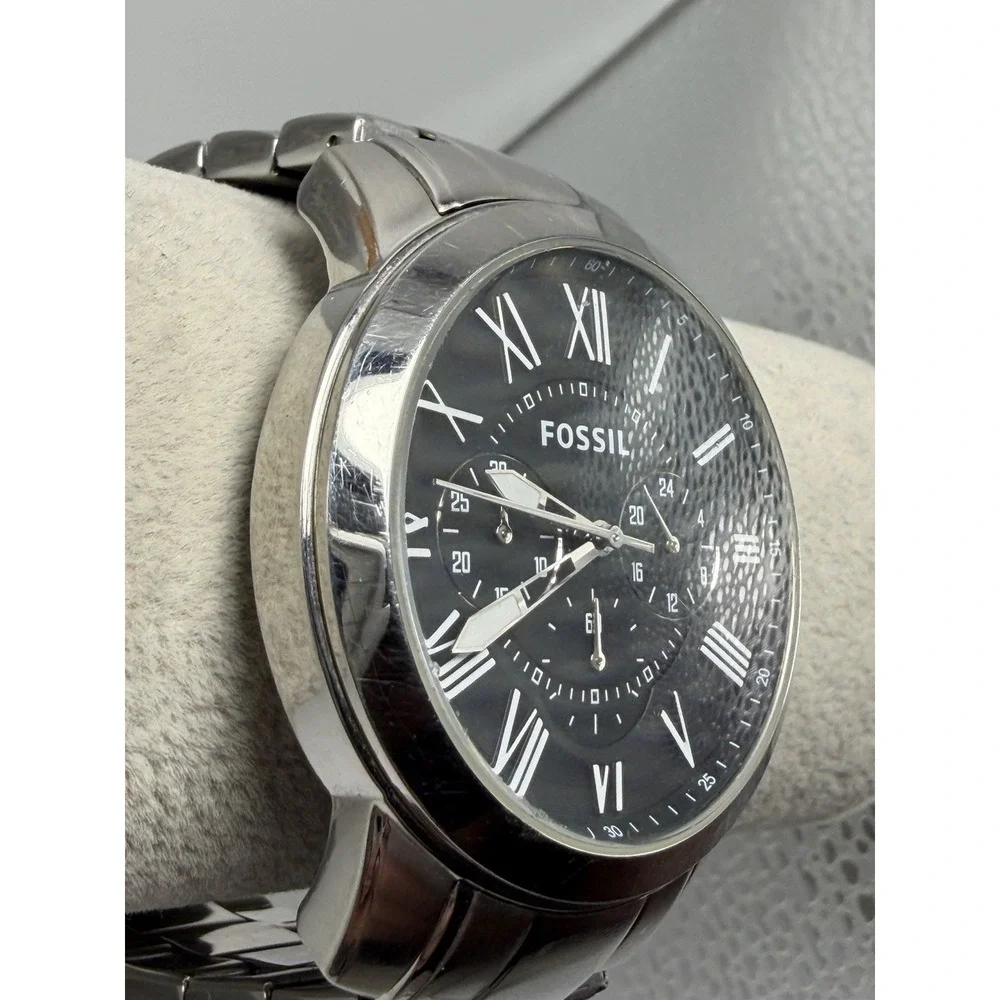 Fossil FS4736 Grant New Battery Mens Chronograph 44MM 7